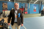 Guy at election count